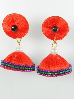 Silk Thread Earrings